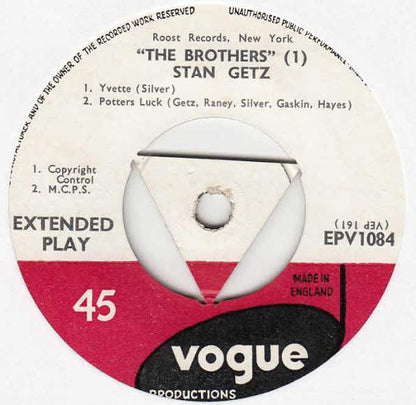 Stan Getz : The Brothers Vol 1 (7", EP)