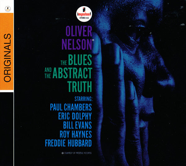 Oliver Nelson Starring: Paul Chambers (3), Eric Dolphy, Bill Evans, Roy Haynes, Freddie Hubbard : The Blues And The Abstract Truth (CD, Album, RE)