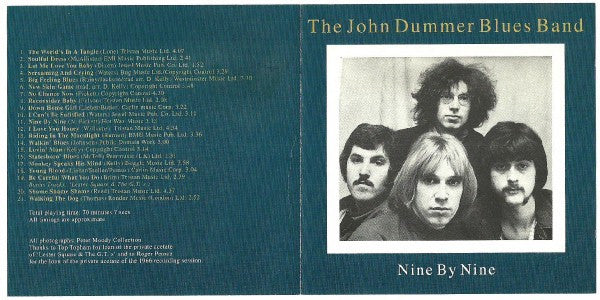 John Dummer Blues Band : Nine By Nine (CD, Comp)