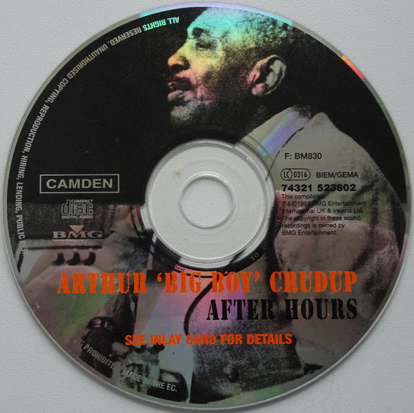 Arthur "Big Boy" Crudup : After Hours (CD, Comp)