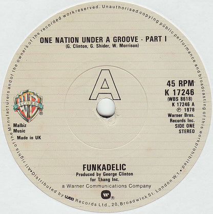 Funkadelic : One Nation Under A Groove (7")