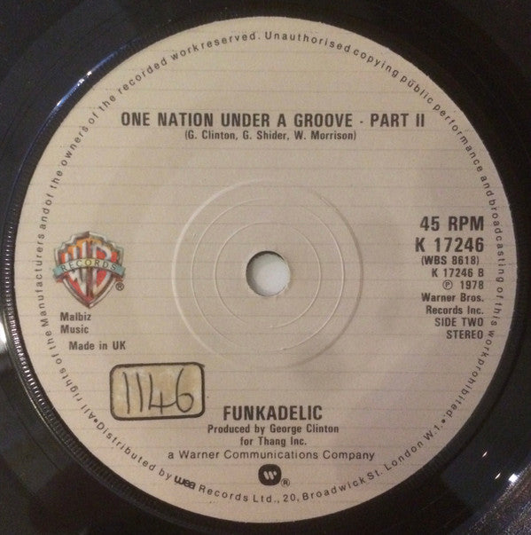 Funkadelic : One Nation Under A Groove (7")