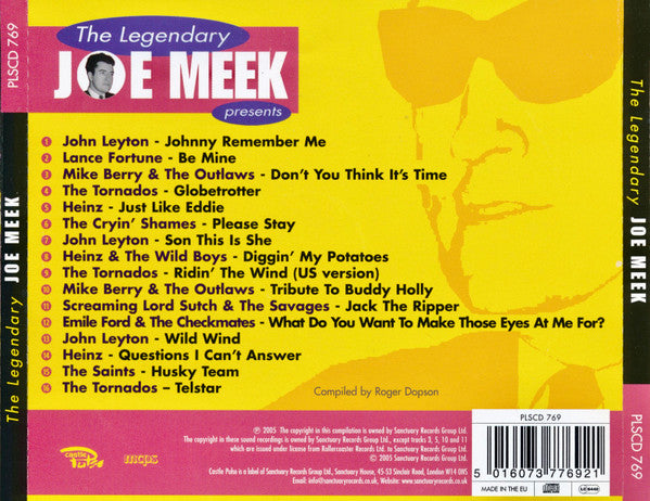 Joe Meek : The Legendary Joe Meek Presents (CD, Comp)