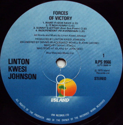 Linton Kwesi Johnson : Forces Of Victory (LP, Album)