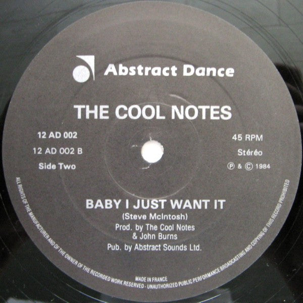 The Cool Notes : I Forgot (12", Single)