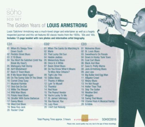 Louis Armstrong : The Golden Years Of Louis Armstrong (3xCD, Comp + Box)