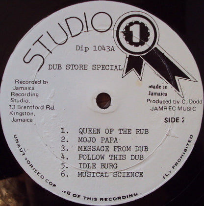 Dub Specialist : Dub Store Special (LP, Album, RE, Ros)