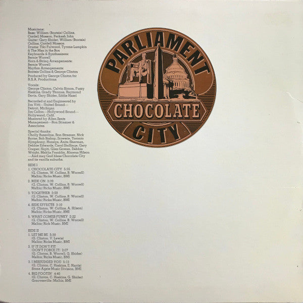 Parliament : Chocolate City (LP, Album)