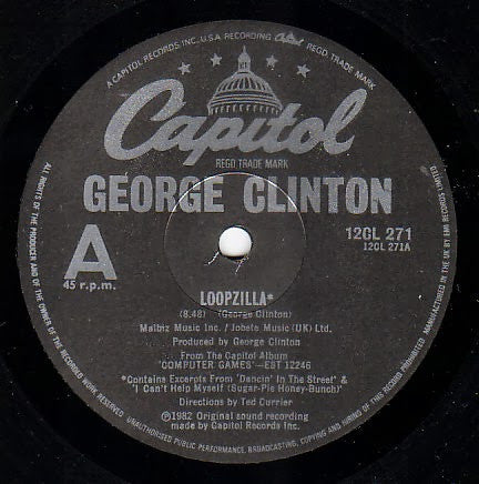 George Clinton : Loopzilla (12", Single)