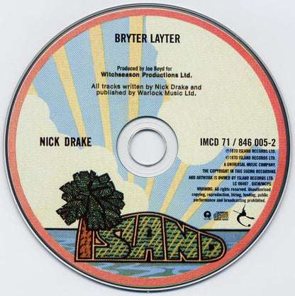 Nick Drake : Bryter Layter (CD, Album, RE, RM)