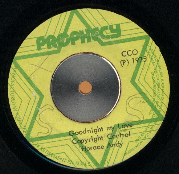 Horace Andy / King Tubby & The Aggrovators : Good Night My Love / A Good Version (7")