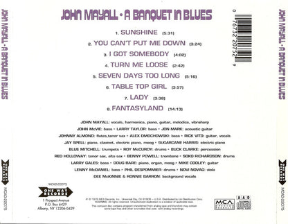 John Mayall : A Banquet In Blues (CD, Album, RE)