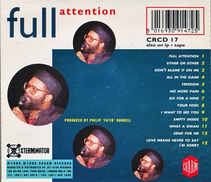 Beres Hammond : Full Attention (CD, Album)