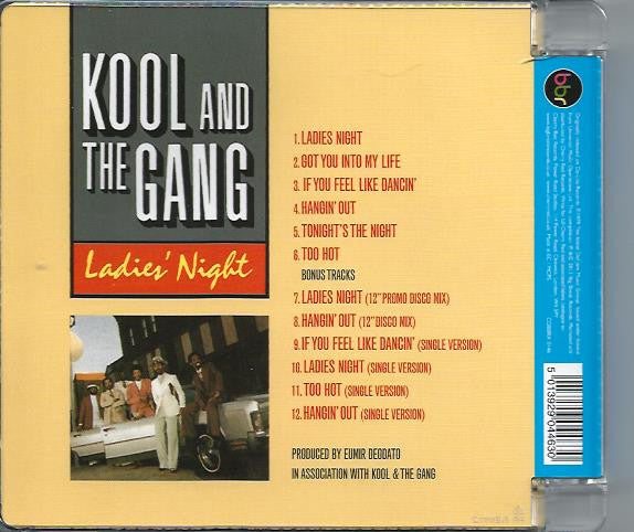 Kool & The Gang : Ladies' Night (CD, Album, RE, RM, Sup)