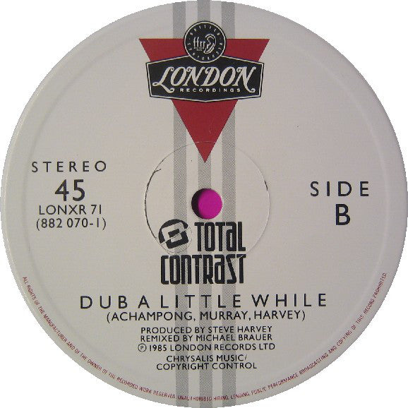 Total Contrast : Takes A Little Time (Michael Brauer Club Mix) (12")