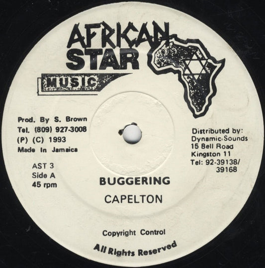 Capelton* : Buggering  (12")