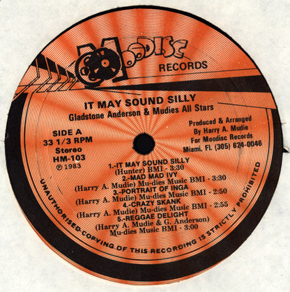 Gladstone Anderson & Mudies All Stars : It May Sound Silly (LP, RE)