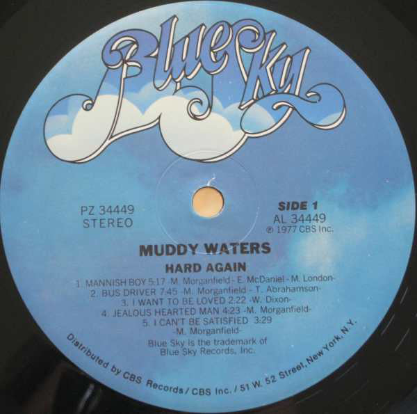 Muddy Waters : Hard Again (LP, Album, RE)