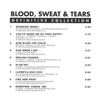 Blood, Sweat & Tears* : Definitive Collection (CD, Comp)