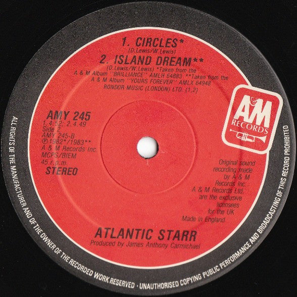 Atlantic Starr : Freak-A-Ristic (12", Single)