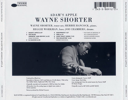 Wayne Shorter : Adam's Apple (CD, Album, RE, RM)