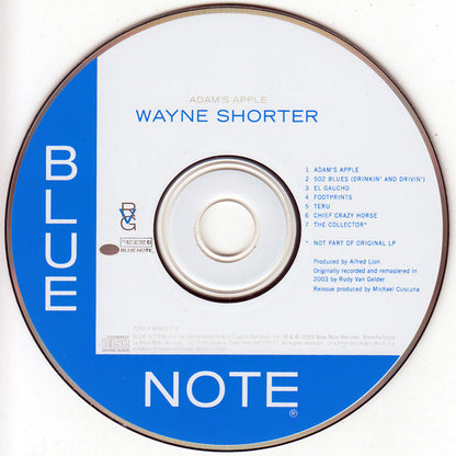 Wayne Shorter : Adam's Apple (CD, Album, RE, RM)