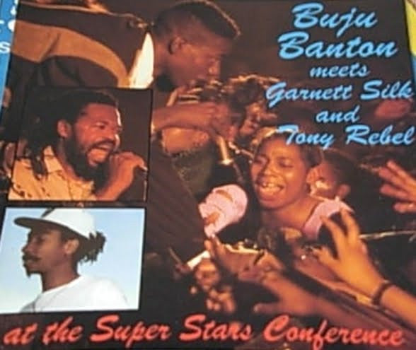 Various : Buju Banton Meets Garnett Silk & Tony Rebel At The Super Stars Conference (CD, Comp)