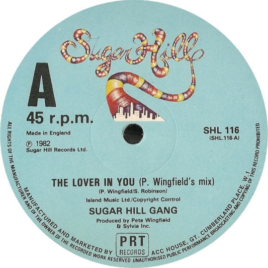 Sugarhill Gang : The Lover In You (12", Single)