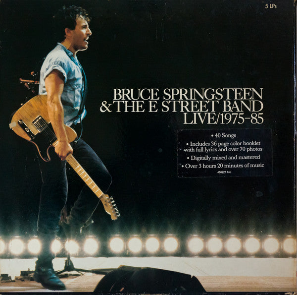 Bruce Springsteen & The E-Street Band : Live 1975-85 (5xLP, Album + Box, Album)