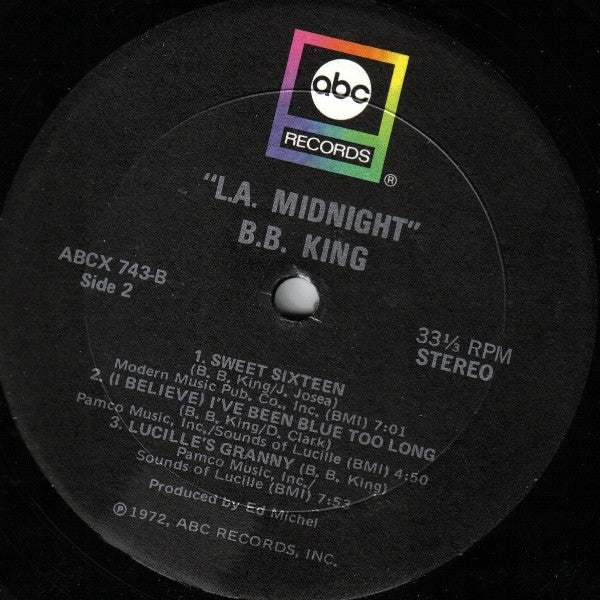 B.B. King : L.A. Midnight (LP, Album)