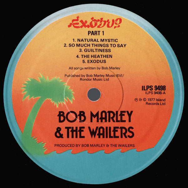 Bob Marley & The Wailers : Exodus (LP, Album, Emb)