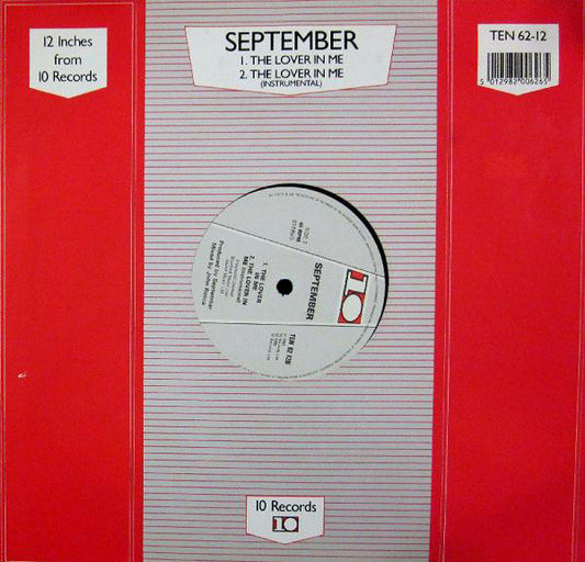 September (2) : The Lover In Me (Extended Version) (12")