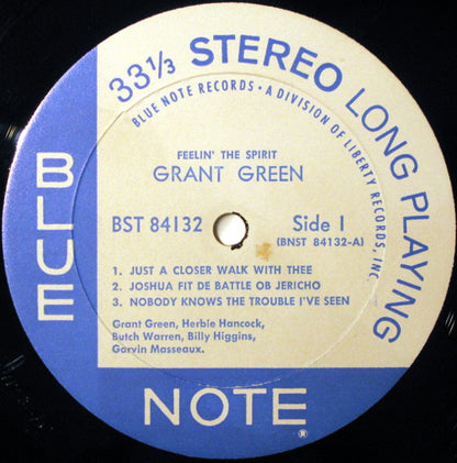 Grant Green : Feelin' The Spirit (LP, Album, RE)