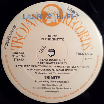 Trinity (4) : Rock In The Ghetto (LP, Album)