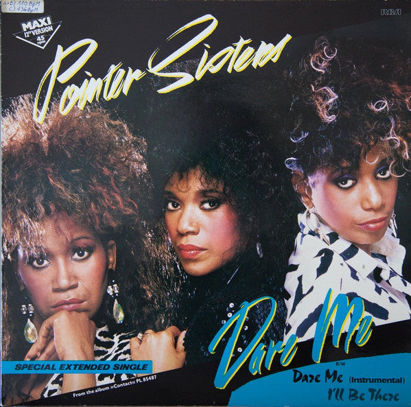 Pointer Sisters : Dare Me (12", Maxi)