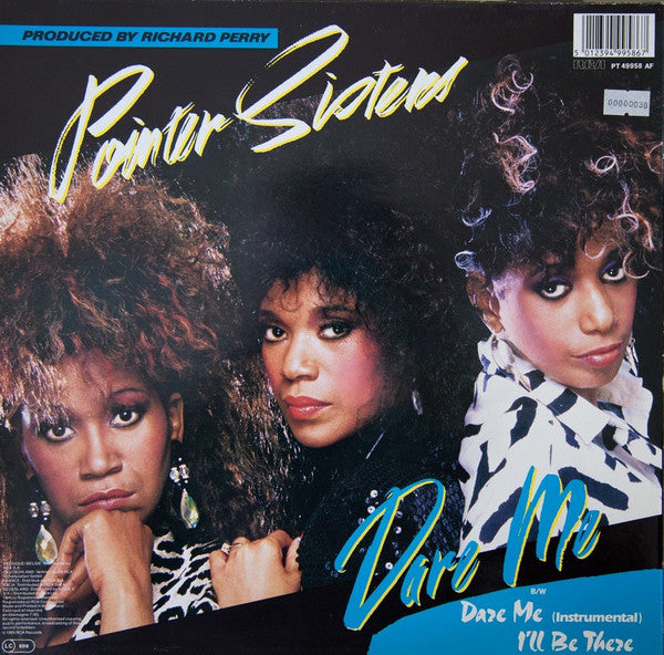 Pointer Sisters : Dare Me (12", Maxi)