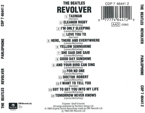 The Beatles : Revolver (CD, Album, RE, CDP)