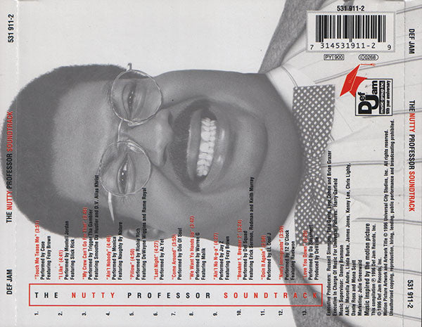 Various : The Nutty Professor Soundtrack - Music Inspired By The Motion Picture (CD, Comp)