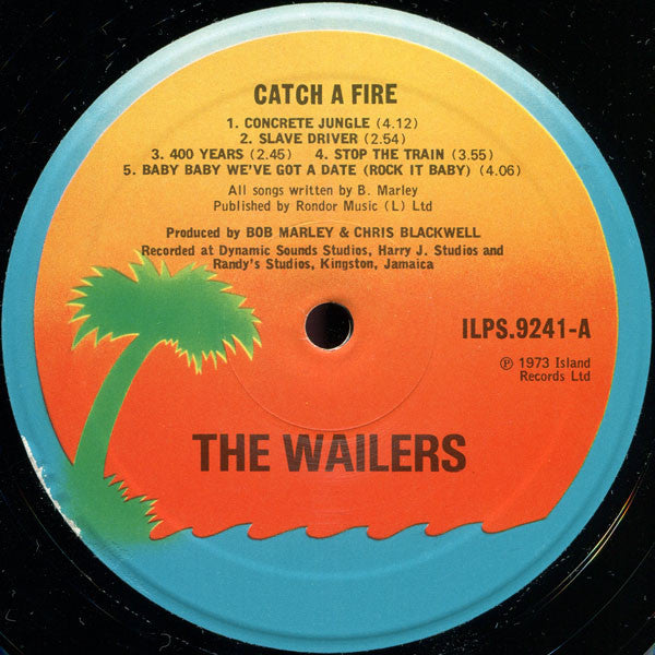 The Wailers : Catch A Fire (LP, Album, RE)