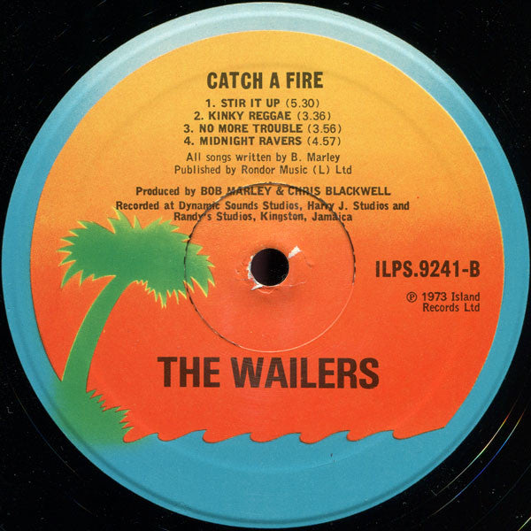 The Wailers : Catch A Fire (LP, Album, RE)