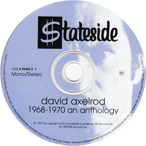 David Axelrod : 1968 To 1970 An Anthology (CD, Album, Comp)