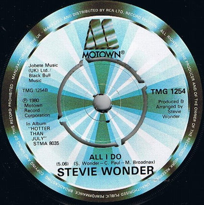 Stevie Wonder : That Girl (7", Single, 4-P)