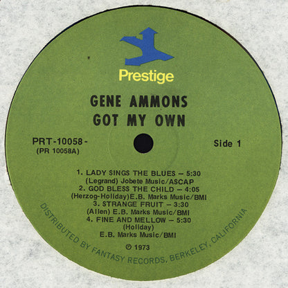 Gene Ammons : Got My Own (LP, Album)