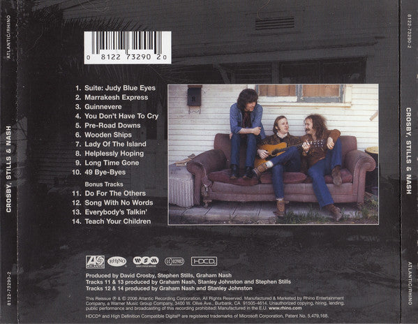 Crosby, Stills & Nash : Crosby, Stills & Nash (HDCD, Album, RE, RM)