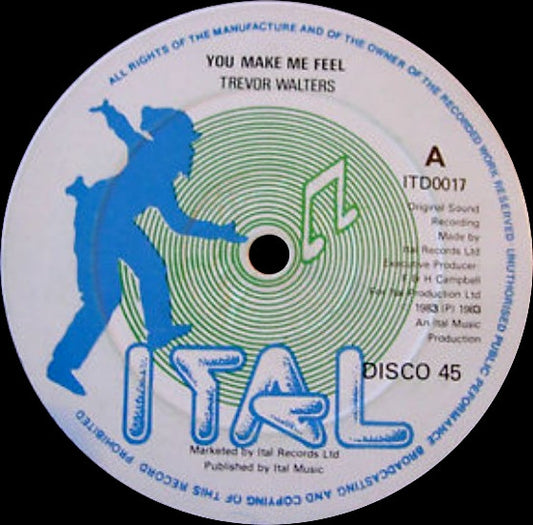 Trevor Walters : You Make Me Feel (12", Single)