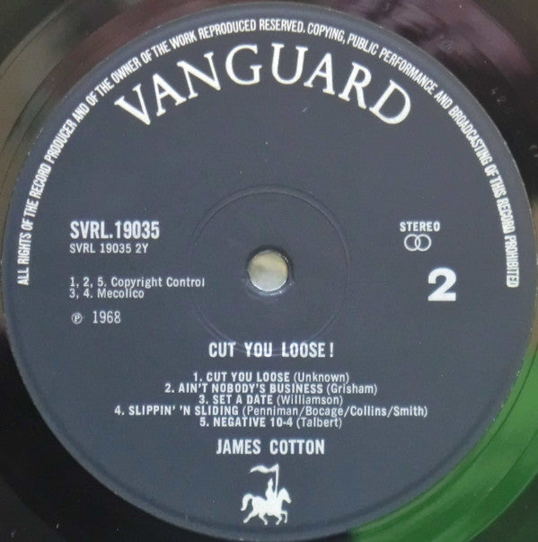 James Cotton : Cut You Loose! (LP, Album)