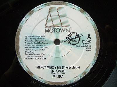 Milira : Mercy Mercy Me (The Ecology) (12")