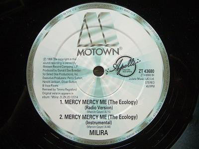 Milira : Mercy Mercy Me (The Ecology) (12")