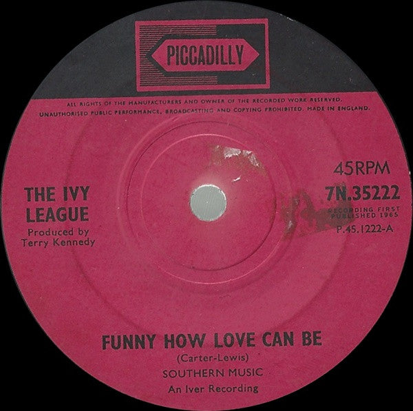 The Ivy League : Funny How Love Can Be (7", Single, Sol)