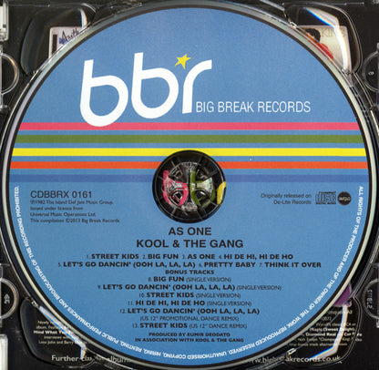 Kool & The Gang : As One (CD, Album, RE, RM, Sup)